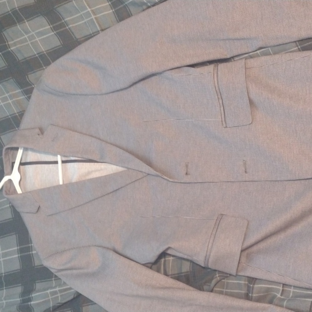 J. Ferrar Dogstooth Blazer 34L